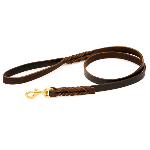 Onega ādas pavada suņiem 16mm/180cm