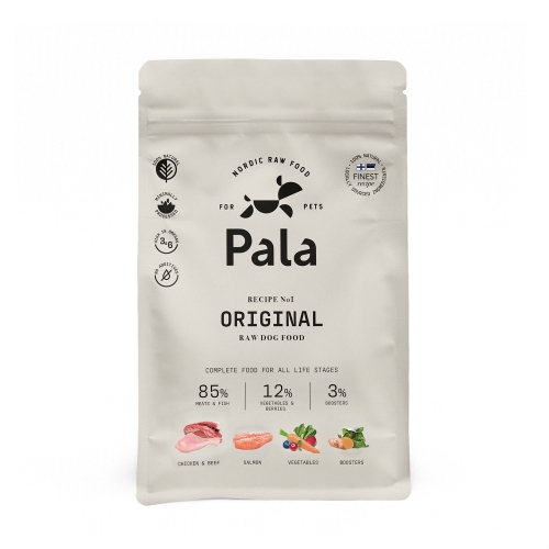 PALA Raw Food Original sausā barība suņiem 1kg