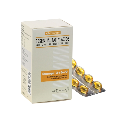 Diafarm OMEGA 3+6+9 kapsulas suņiem/kaķiem N40