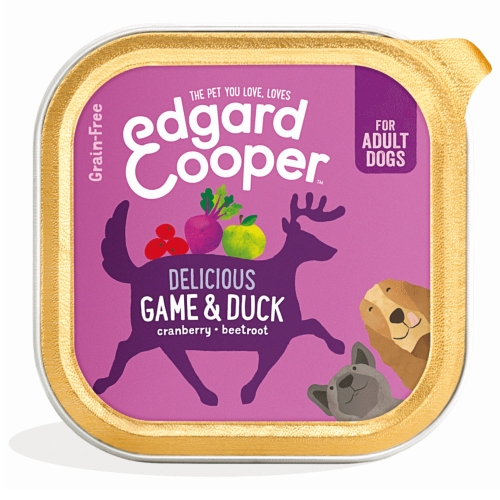 EDGARD COOPER mitrā barība suņiem, medījums/pīle, 150 g