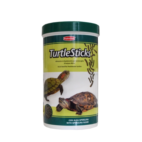 PADOVAN Turtle Sticks pilnvērtīga barība bruņrupučiem, 350g/1l