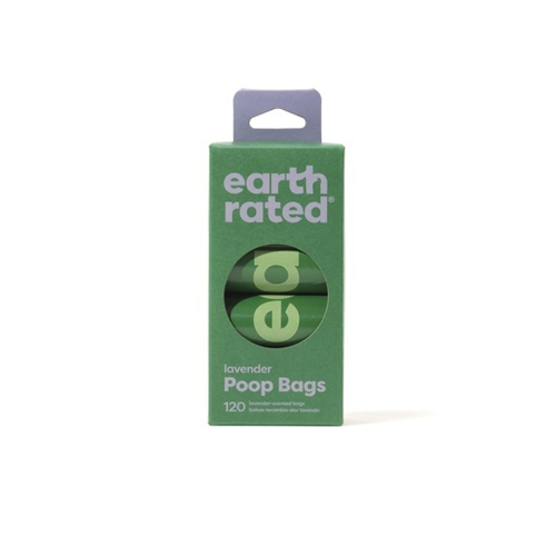 EARTH RATED higiēnas maisiņi 8 x 15gb, lavanda
