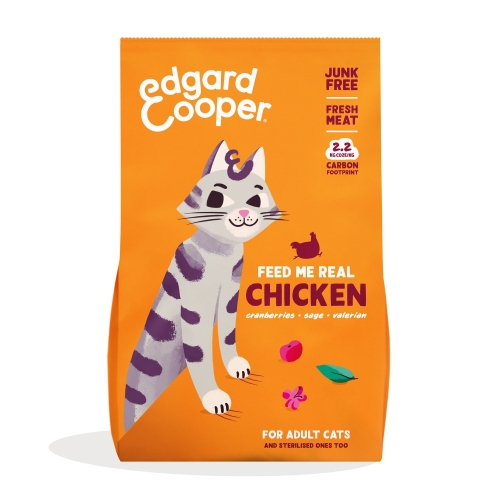 EDGARD COOPER sausā barība kaķiem, vista, 2kg