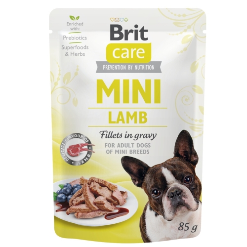 BRIT Care mitrā barība mazo šķirņu suņiem, jērs mērcē 85g