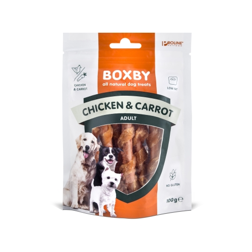 BOXBY kārums suņiem Chicken/Carrot 100 g