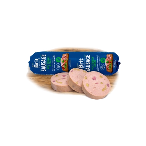 BRIT Premium desa suņiem ar tītaru/zirņiem 800g