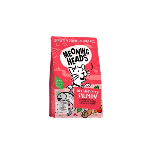 MEOWING HEADS SoFishTicated Salmon sausā barība kaķiem, lasis, 4kg