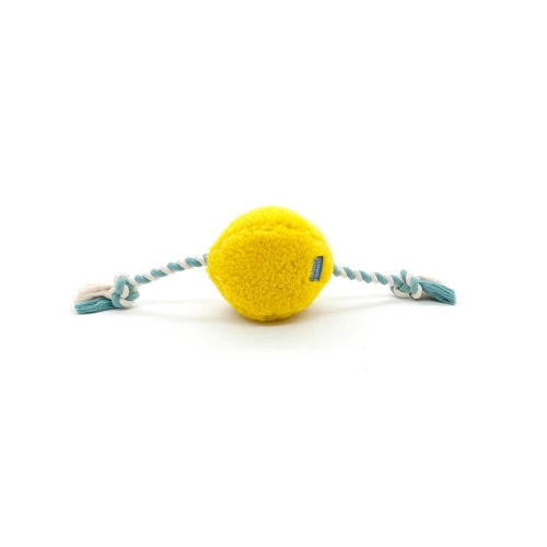 RESPLOOT Juggles Tuffle rotaļlieta suņiem, 15 x 53cm, dzeltena
