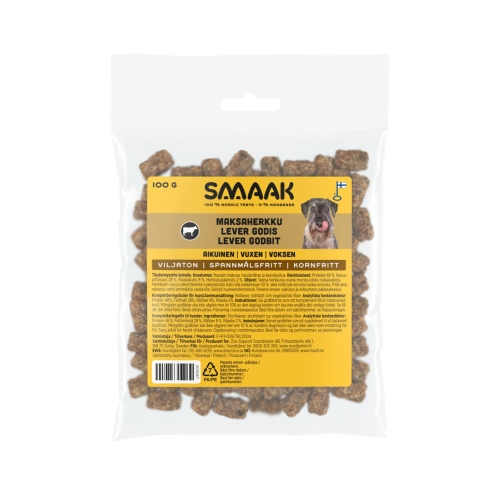 SMAAK gardumi suņiem, aknas, 100g