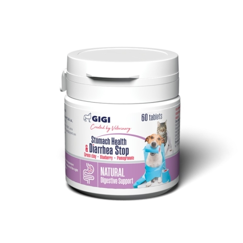 GIGI Health& Diarrhea Stop kapsulas suņiem un kaķiem, N60