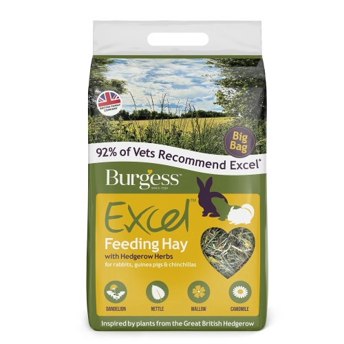 BURGESS Excel Hedgerow Herbs siens ar garšaugiem grauzējiem 3kg
