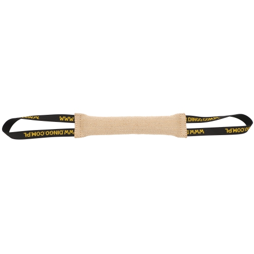 DINGO Jute Bite Tug apmācību rotaļlieta suņiem, 28x4cm, bēša