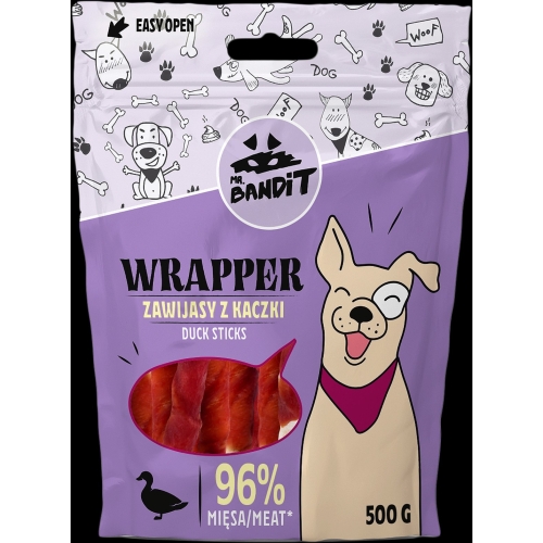 MR BANDIT Wrapper tītas pīles gaļas nūjiņas 80 g