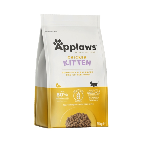 APPLAWS Kitten sausā barība kaķēniem, vista, 7,5kg