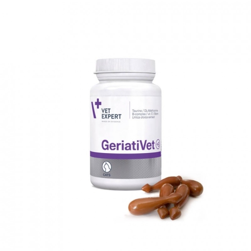 VETEXPERT GeriatiVet papildbarība kaķiem 8+, N60