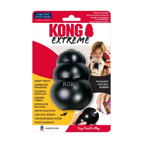 KONG Extreme rotaļlieta suņiem, L, melna