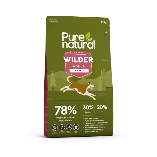 PURENATURAL Wilder Adult sausā barība suņiem, sarkanā gaļa, 10kg