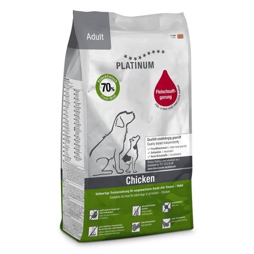 PLATINUM Adult sausā barība suņiem, vista, 5kg