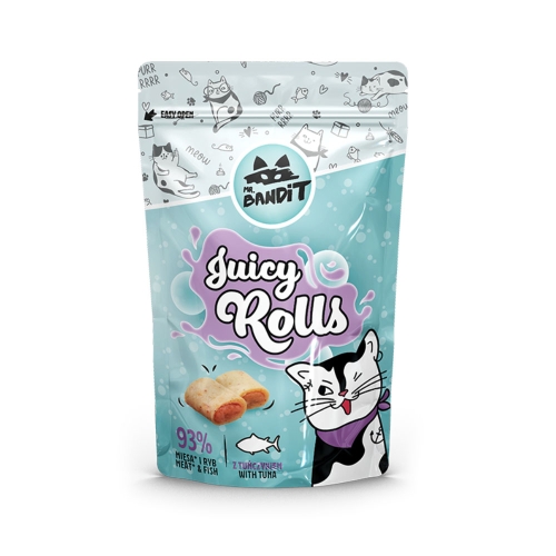 MR.BANDIT Juicy Rolls rullīši, tuncis, 40g