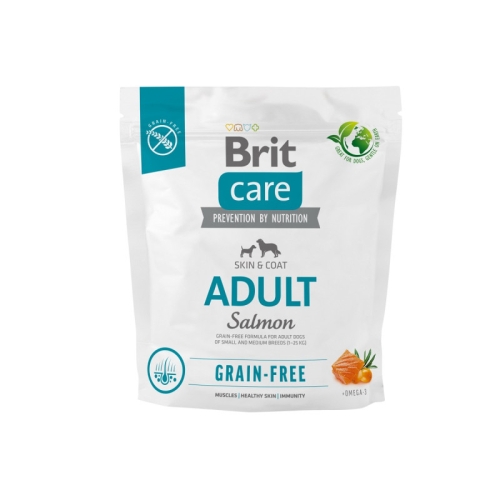 BRIT Care Medium/Mini bezgraudu barība suņiem ar lasi 1kg