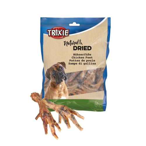 TRIXIE gardumi suņiem, kaltētas vistu kājiņas, 250g
