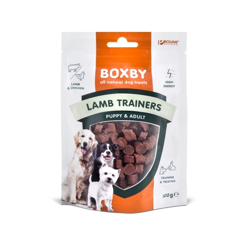 BOXBY kārums suņiem Lamb Trainers 100 g