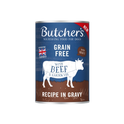Butcher's Original mitrā barība suņiem ar liellopu gaļu mērcē 400g