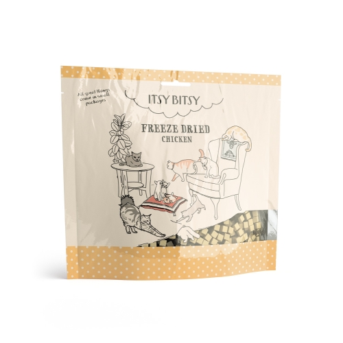 ITSY BITSY Liofilizēti kārumi kaķiem, vistas fileja, 40g