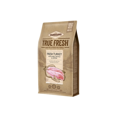 CARNILOVE True Fresh sausā barība suņiem, tītars, 11,4kg