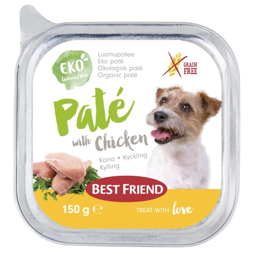 Best Friend vistas gaļas pastēte bez graudiem, 150 g