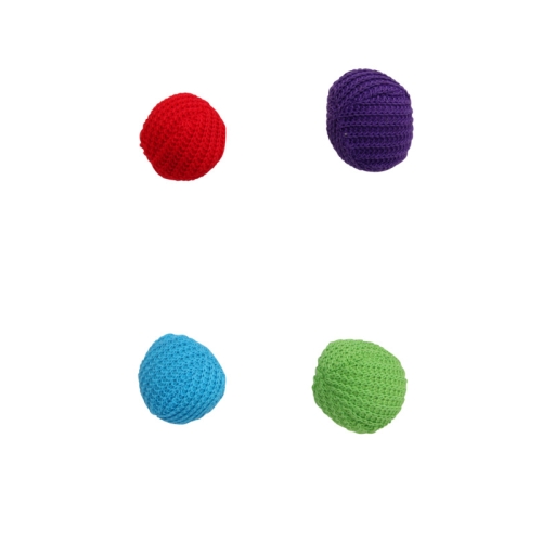 LITTLE & BIGGER Knitted Ball rotaļlieta kaķiem 5cm