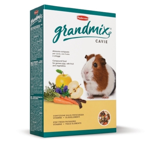 PADOVAN GrandMix Cavie pilnvērtīga barība jūrascūciņām, 850 g