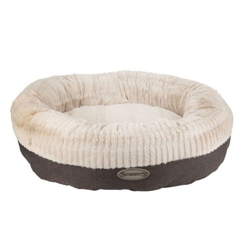 Scruffs Ellen Donut suņa guļvieta XL, 75 cm, pelēka