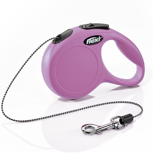 Flexi Clasic pavada XS, 3m, rozā