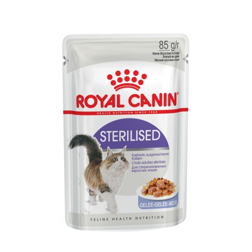 ROYAL CANIN Sterilised mitrā barība želejā kaķiem, 85g