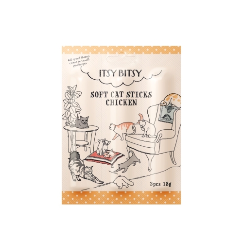 ITSY BITSY vistas gaļas nūjiņas kaķiem, 3gb