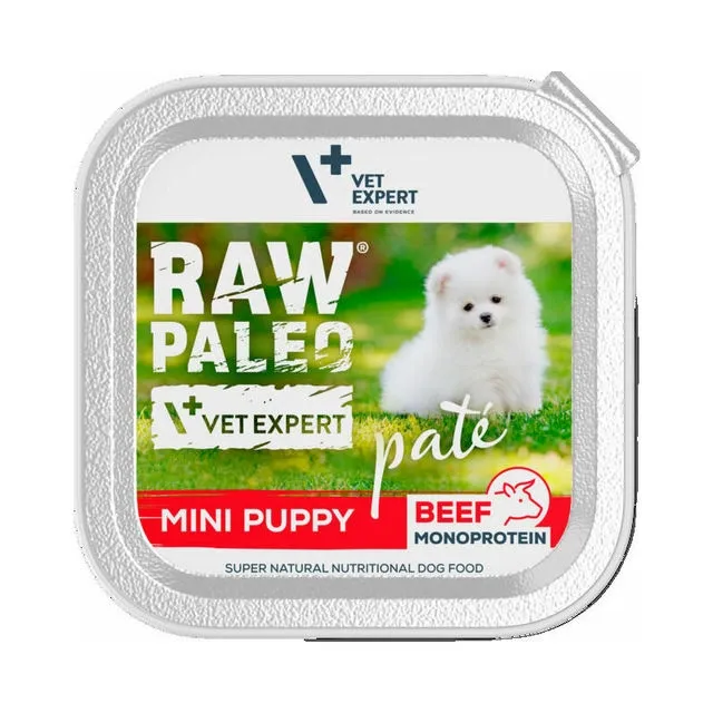 RAW PALEO Mini pastēte kucēniem, liellops, 150g - Produkta attēls 2