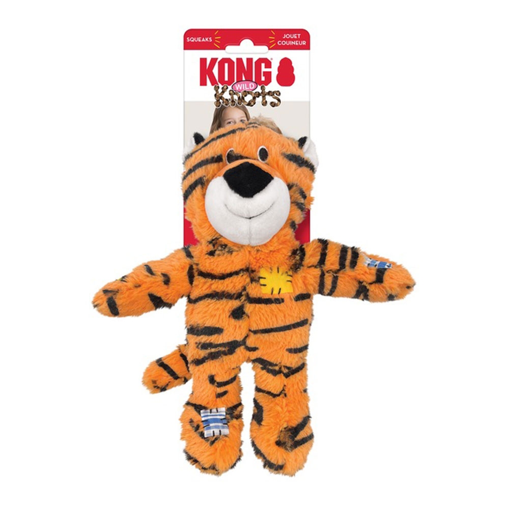 KONG Wild Knots Tiger rotaļlieta suņiem - Produkta attēls 3