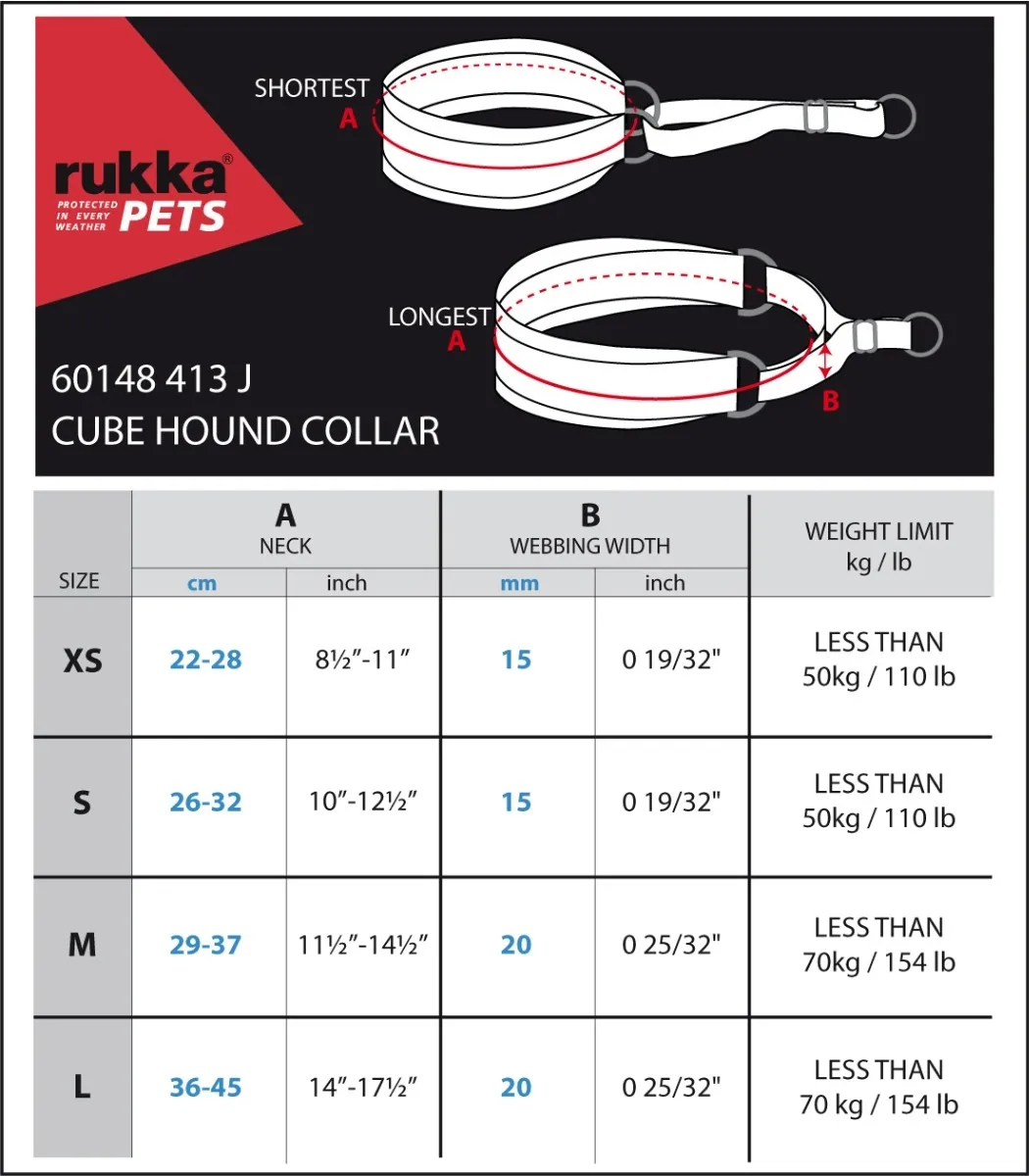 RUKKA Hound Cube kakla siksna suņiem, L - Produkta attēls 2