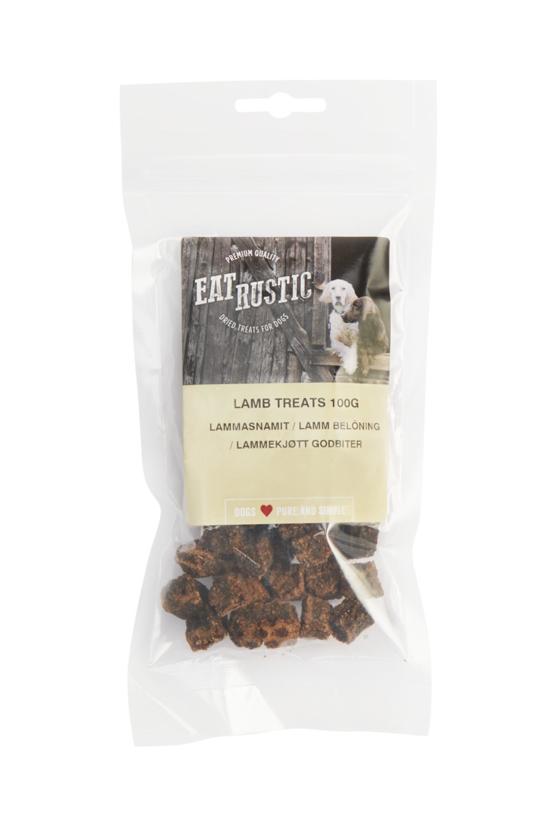 EAT RUSTIC dabīgs gardumi suņiem, jēra gaļa, 100g - Produkta attēls 2