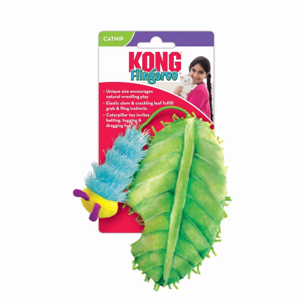 KONG Flingaroo CATerpillar kaķu rotaļlieta - Produkta attēls 2