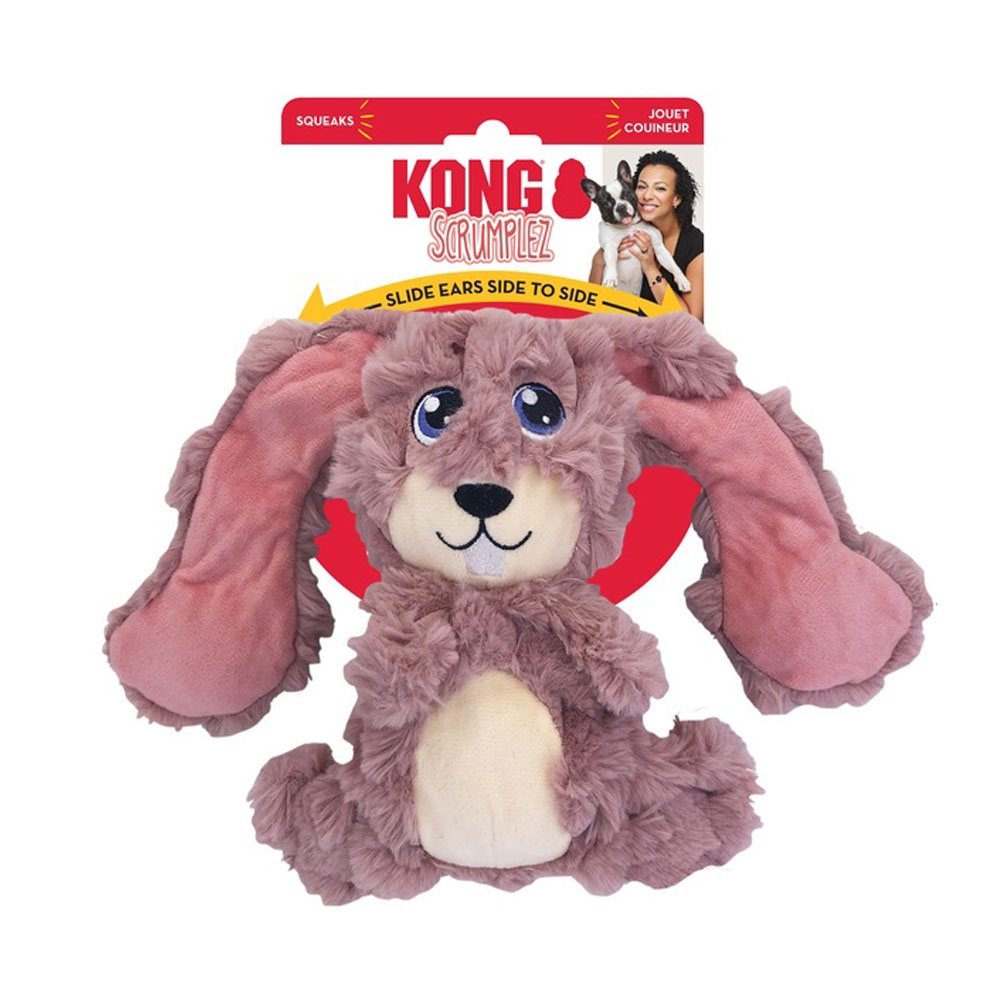 KONG Scrumplez Bunny rotaļlieta suņiem - Produkta attēls 3