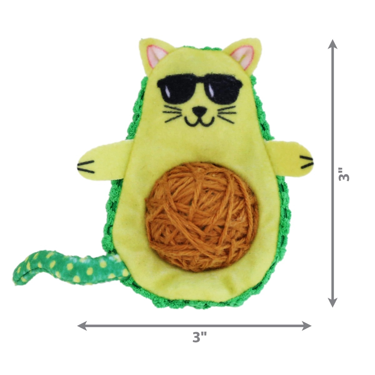 KONG Wrangler AvoCATo kaķu rotaļlieta - Produkta attēls 2