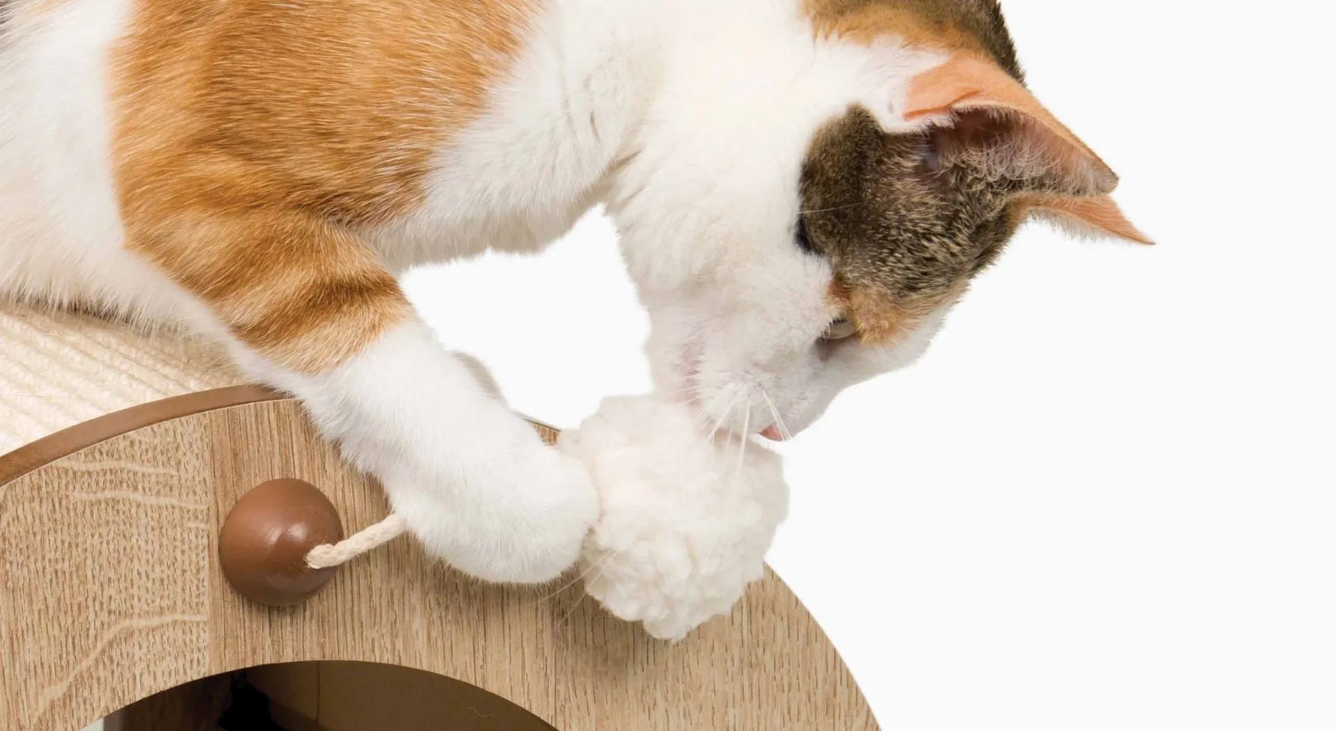 Catit Vasper Minou kaķu nagu skrāpis/mājiņa, bēšs - Produkta attēls 4