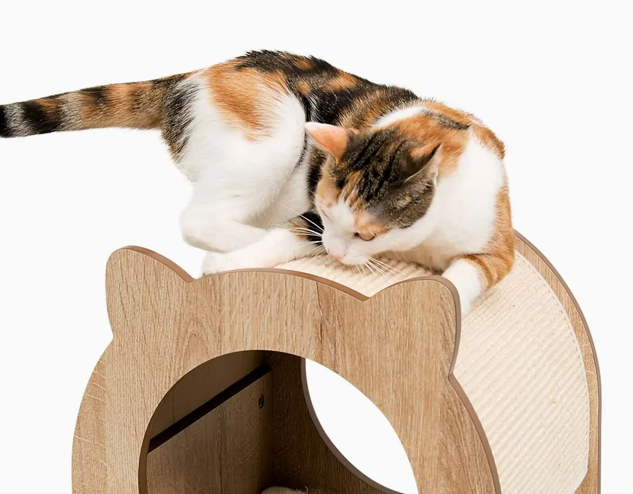 Catit Vasper Minou kaķu nagu skrāpis/mājiņa, bēšs - Produkta attēls 2