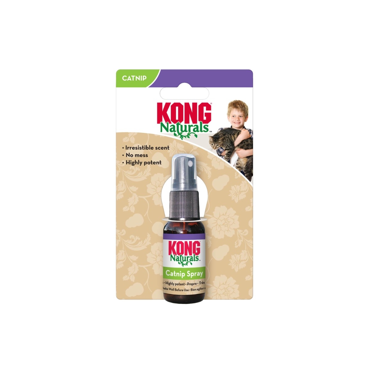 KONG Naturals kaķumētras sprejs 30ml - Produkta attēls 2
