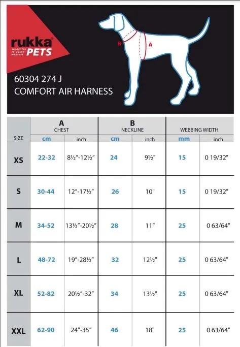 Rukka Comfort Air krūšu siksna L 32 cm/48-72 cm, grafīts - Produkta attēls 3