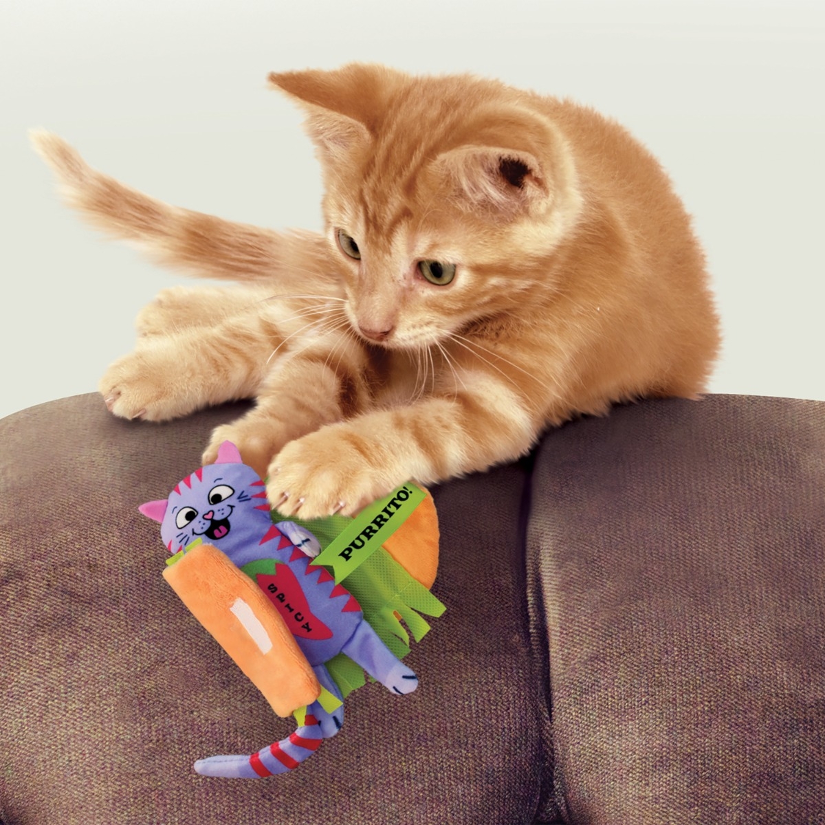 KONG Pull-A-Partz Purrito rotaļlieta kaķiem - Produkta attēls 5