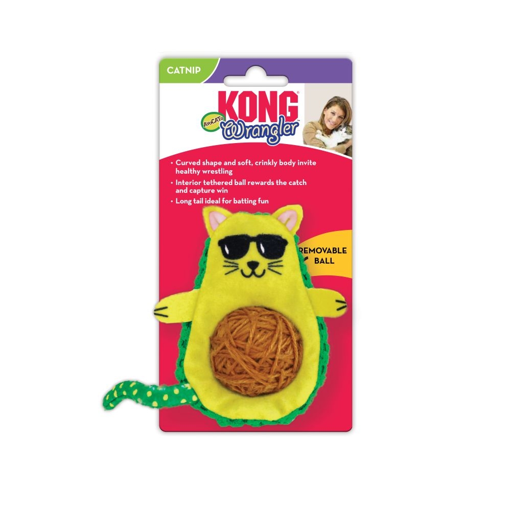 KONG Wrangler AvoCATo kaķu rotaļlieta - Produkta attēls 3