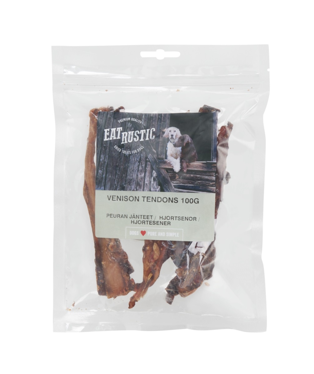 EAT RUSTIC dabīgs gardums suņiem, briežu cīpslas, 100g - Produkta attēls 2